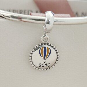 Pandora 2016 World Hot Air Balloon Exclusive Dangle Charm with box